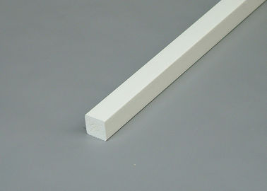 Perfil blanco del ajuste del PVC de la prenda impermeable del vinilo de la parada ciega para el interior