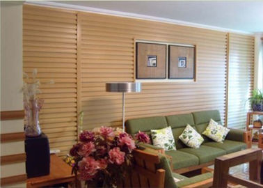 Perfiles económicos impermeables del revestimiento de madera/UPVC de la pared interior para la decoración