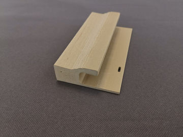 Protuberancia de madera impermeable del perfil del Pvc del marco de puerta del grano WPC/de la canillera de puerta