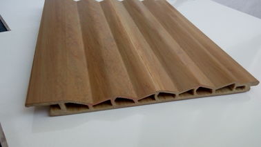 El revestimiento de bambú tejido de la pared de WPC adorna la pared interior y el tejado