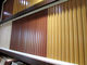 El panel de pared impreso grano de madera incombustible de WPC para la decoración 198 * 16m m