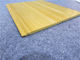 El PVC amarillo cubre para los paneles del tejado el cubrir de pared de las paredes/UPVC/WPC