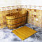 Estera de ducha compuesta plástica de madera rectangular del Decking WPC los 80cm los x 60cm