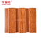 Humor rojo clásico de los granos del Pvc Wpc de pared interior del panel de la prenda impermeable de madera de la decoración