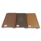 Paneles de revestimiento de pared exterior panel de pared wpc para tablero resistente a los rayos UV para exteriores 148 mm x 21 mm color marrón café teca