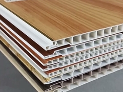 Panel de revestimiento de pared compuesto de madera y plástico de nuevo estilo Huaxiajie para sala de estar