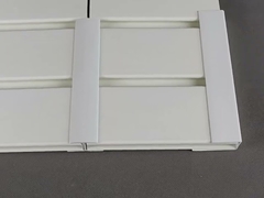 Huaxiajie precio barato ultraligero flexible portátil gris slatwall para sala de exposición