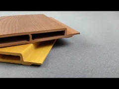 Panel de pared wpc de madera roja panel de pared wpc de decoración