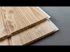 Co paneles de pared de madera de plástico compuesto extruido anticorrosivo impermeable interior