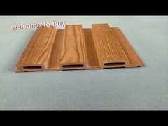 Panel de pared compuesto de plástico de madera de coextrusión de panel de pared WPC fácil de instalar