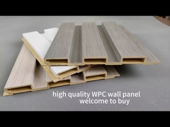Fácil de instalar Panel de pared de 220mm X 9mm Wpc Antiséptico exterior Inodoro Anticorrosivo