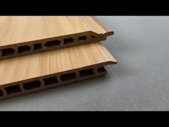 Co paneles de pared de madera de plástico compuesto extruido anticorrosivo impermeable interior
