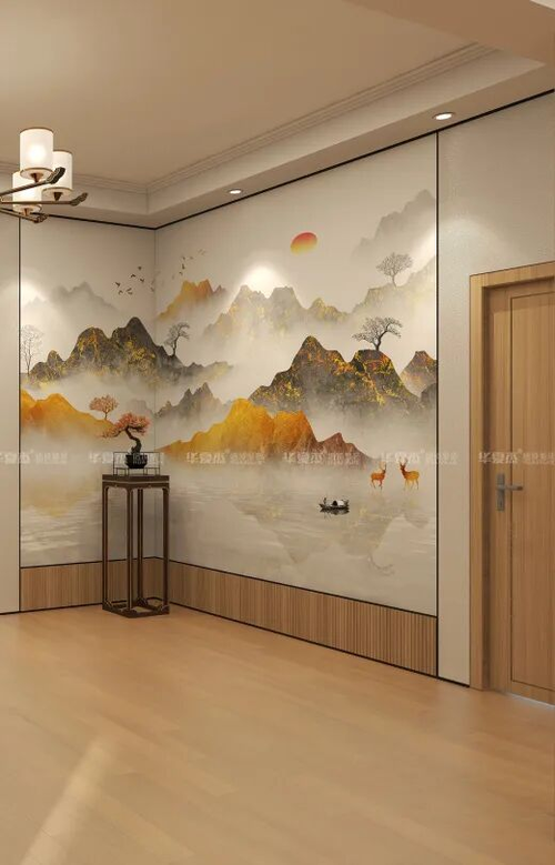 Últimas noticias de la empresa sobre Una pared esconde paisajes, una habitación encarna el encanto oriental: el nuevo estilo chino Huaxiajie