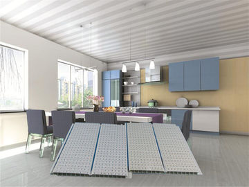 Los paneles de techo blancos del PVC del color del surco para los paneles de techo blancos del PVC del color del surco