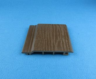 Impermeable exterior resistente a la polilla del color de Brown del panel de pared de la decoración WPC