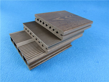 Decking compuesto plástico de madera antiséptico de la cubierta WPC para el piso exterior