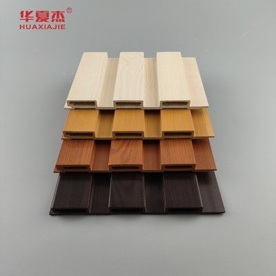 Panel de pared de Wpc de colores de fluido Panel de impresión a prueba de agua Paneles de Wpc para decoración residencial