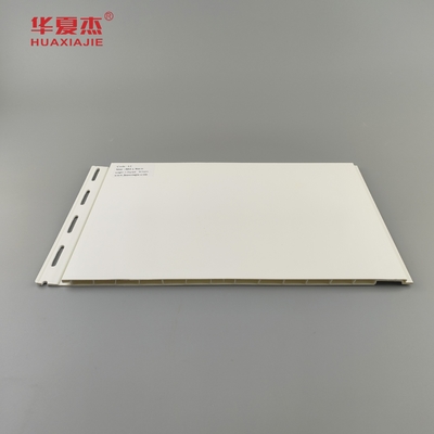 Moderno diseño panel de techo de PVC de 12' panel de pared de color blanco hoja de PVC decoración de edificios interiores