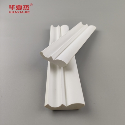 Alta calidad 25/64 x1-39/64 moldura de pvc de corona perfil de pvc impermeable blanco decoración de edificios interiores