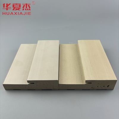 Venta al por mayor wpc 4-9/16' pierna de puerta wpc marco de puerta wpc modelo de grano de madera wpc moldeado para la decoración de edificios