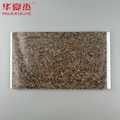 Venta al por mayor de paneles de pared de piedra de PVC estampados en caliente paneles de techo de PVC para decoración interior y exterior de viviendas