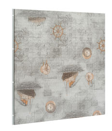 aprisa instale el panel de pared decorativo de WPC 600mm*9m m para el hogar o el hotel