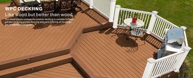 Buen precio Cubiertas rápidas y simples del Decking compuesto sólido de WPC de la instalación en línea