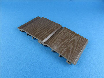 Buen precio Color plástico de madera del gris del revestimiento de la pared exterior del compuesto WPC de Mouldproof en línea