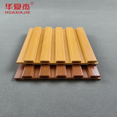 Buen precio Grano de madera panel de pared de Wpc flotado Impresión panel de Wpc para decoración de paredes en línea