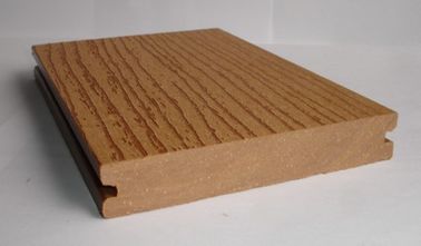 Buen precio Decking compuesto plano de la placa WPC del sólido fácil instalar y mantener en línea