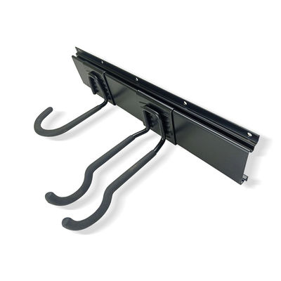 Buen precio El metal Slatwall del almacenamiento del garaje artesona color negro con los ganchos y los tornillos en línea