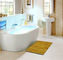 Decking de madera modificado para requisitos particulares los 60cm los x 40cm del cuarto de baño del piso WPC de la ducha de WPC