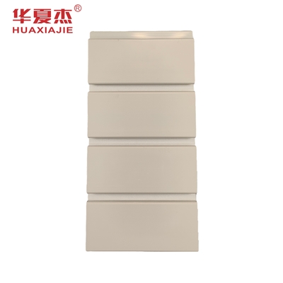 El Pvc a prueba de humedad Slatwall plástico artesona el vinilo blanco los 8ft interiores y exteriores