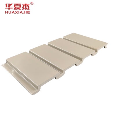 El Pvc a prueba de humedad Slatwall plástico artesona el vinilo blanco los 8ft interiores y exteriores