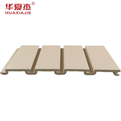 El Pvc a prueba de humedad Slatwall plástico artesona el vinilo blanco los 8ft interiores y exteriores