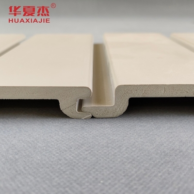 El Pvc a prueba de humedad Slatwall plástico artesona el vinilo blanco los 8ft interiores y exteriores