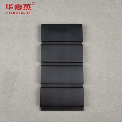 El PVC superficial liso negro Slatwall artesona 300m m x 17m m