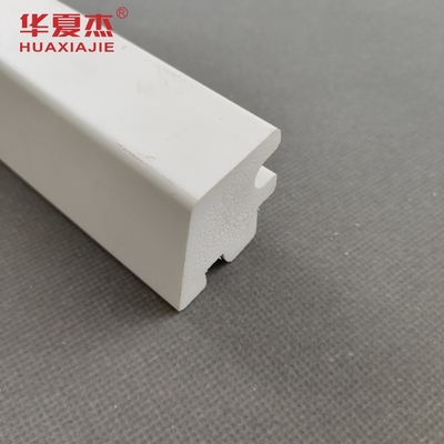 Encuadierne el moldeado de empaquetado del ajuste del PVC para el travesaño interior que sospecha el vinilo blanco los 7ft