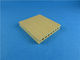 Mouldproof amarillea Decking compuesto de WPC/el Decking de madera compuesto amistoso de Eco