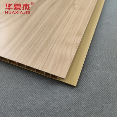 Panel laminado de madera de PVC Panel de pared de WPC Interior Decoración del baño en el hogar