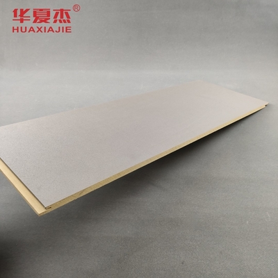 Panel de pared de WPC de superficie plana anticorrosivo 600 mm x 9 mm para decoración de interiores