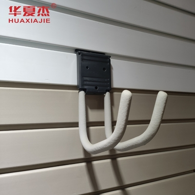 Fácil de instalar PVC panel de pared de pizarra ganchos Panel de garaje marco de pared impermeable para la decoración
