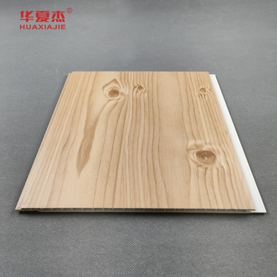 Venta directa de granos de madera Pvc para decoración de paredes Panel de pared de material de PVC Pared de techo de plástico