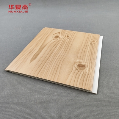 Venta directa de granos de madera Pvc para decoración de paredes Panel de pared de material de PVC Pared de techo de plástico