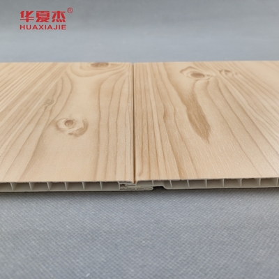 Venta directa de granos de madera Pvc para decoración de paredes Panel de pared de material de PVC Pared de techo de plástico