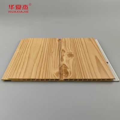 Venta caliente Panel de pared Wpc Simulado de grano de madera fácil de instalar Decoración residencial