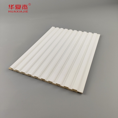 Venta al por mayor de paneles de pared de PVC laminados de color verde y blanco