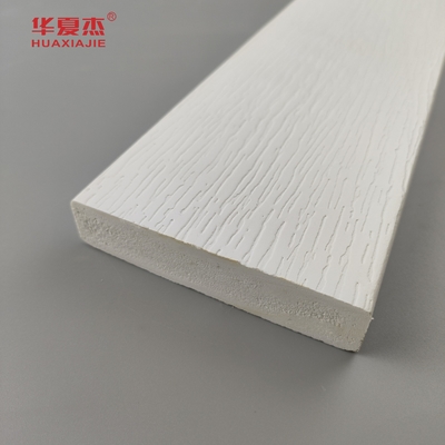 Inicio Panel de recubrimiento de PVC blanco libre de plomo En el interior de la tabla de PVC granos de madera o moldes exteriores