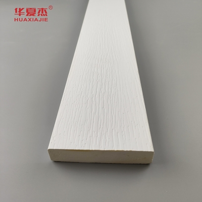 Inicio Panel de recubrimiento de PVC blanco libre de plomo En el interior de la tabla de PVC granos de madera o moldes exteriores