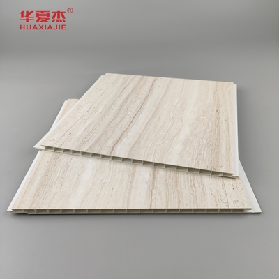 Diseño chino Estampado en caliente Panel de pared de PVC y panel de techo Granos de madera de alto brillo